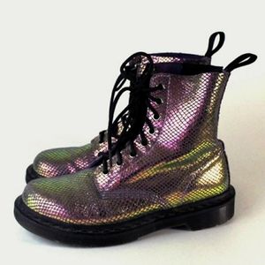 Rare Doc Dr. Martens Pascal Iridescent Violet